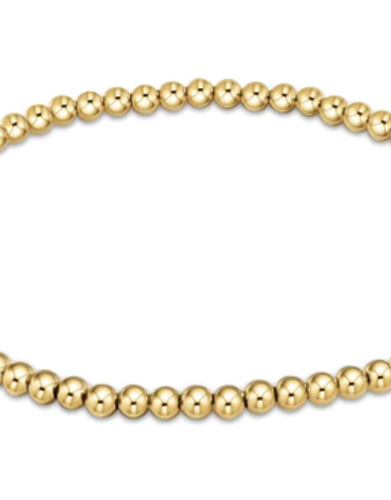 E Newton E Newton Extends Classic Gold 3mm Bead Bracelet