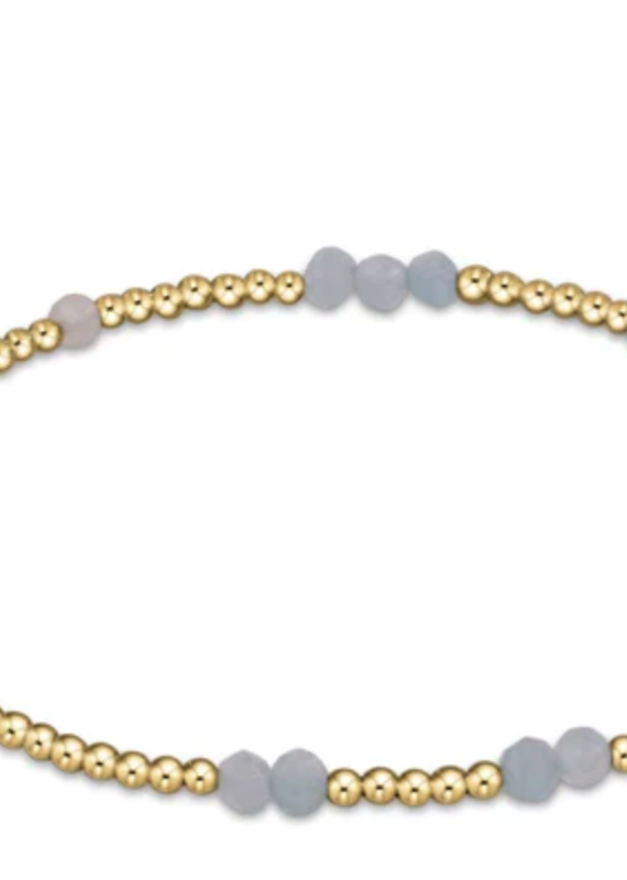 E Newton E Newton Hope Unwritten Gemstone Bracelet - Aquamarine