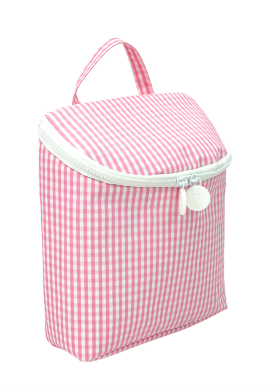 TRVL TRVL Take Away Insulated Bag Gingham Pink