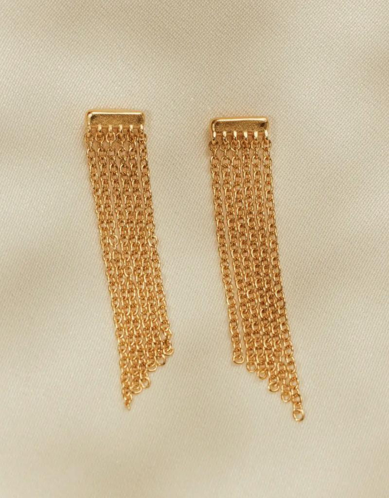 AS Cascadia Earrings (Gold Waterproof)