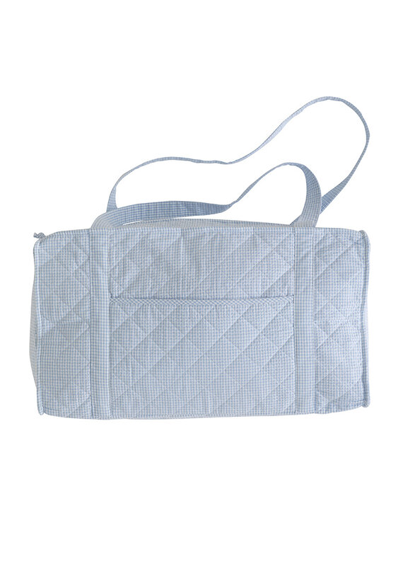 Little English Quilted Duffle Light Blue