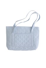 Little English LE Quilted Tote-Light Blue