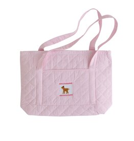 Little English LE Quilted Tote-Girl Lab