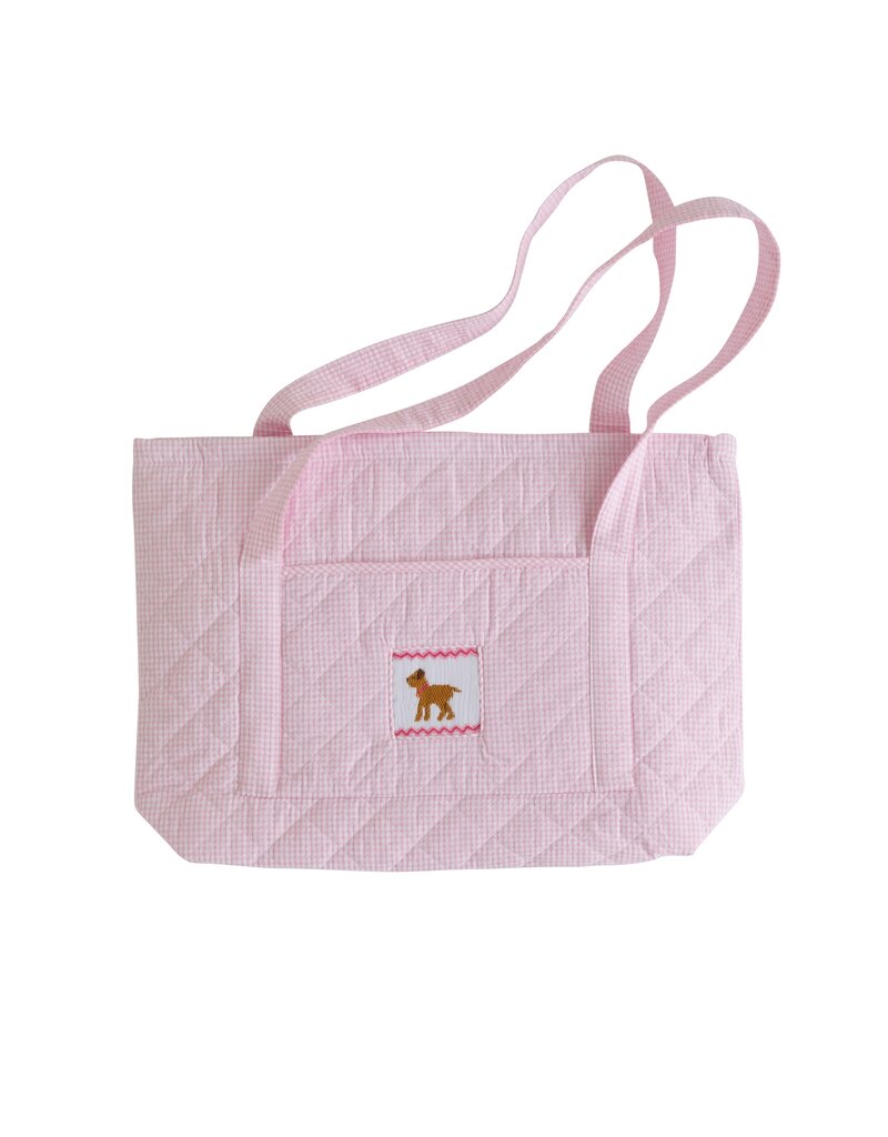Little English LE Quilted Tote-Girl Lab