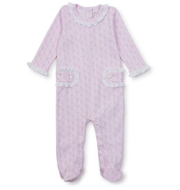 Lila and Hayes Lucy Romper Goodnight Moon Pink