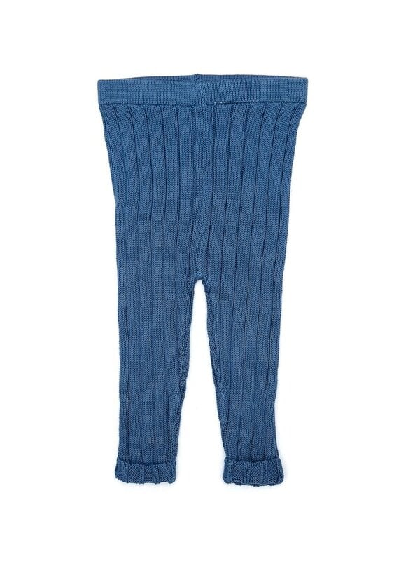 TunTun Knitted Leggins in Blue