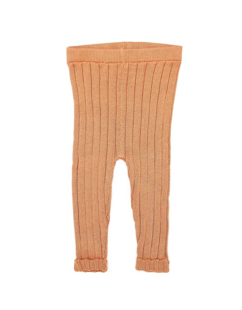 TunTun Knitted leggins in Camel