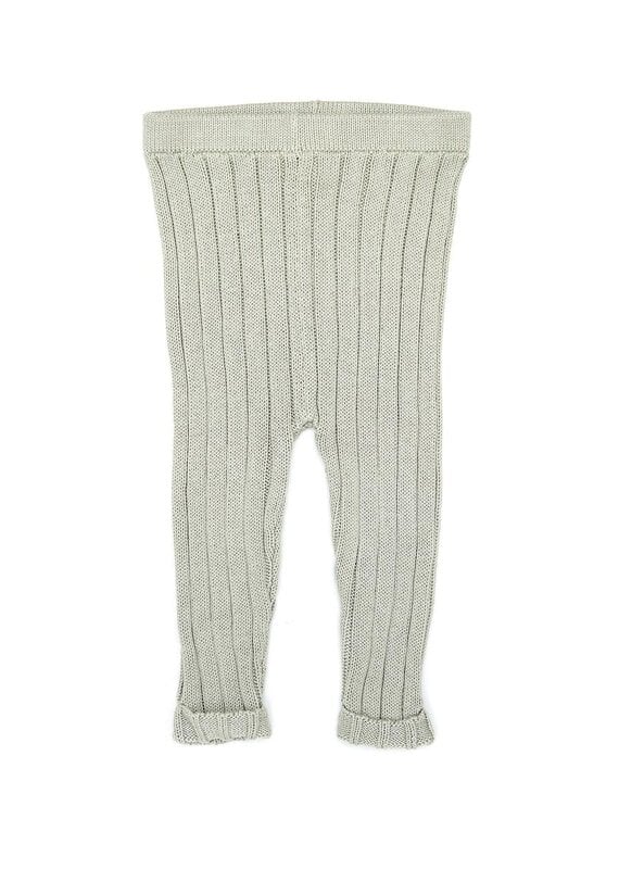 TunTun Knitted Leggins in Light Green