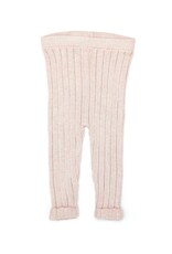 TunTun Knitted Leggins in Pink Marl