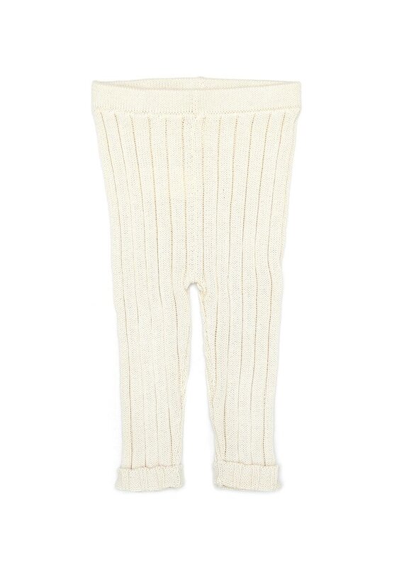 TunTun Knitted Leggins in Natural