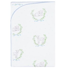 Nellapima NellaPima Blue Lamb Print Blanket