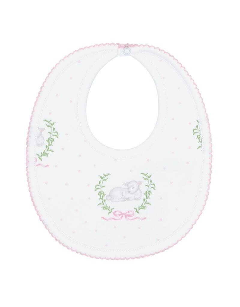 Nellapima NellaPima Pink Lamb Print Bib