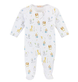 Baby Club Chic Jungle Party Zippered Footie