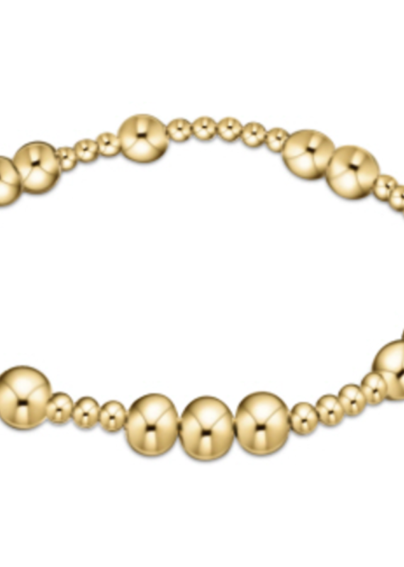 E Newton E Newton Hope Unwritten 6mm Bead Bracelet Gold