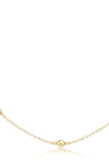 E Newton EN 15" Choker Simplicity Chain Gold - 4mm Gold