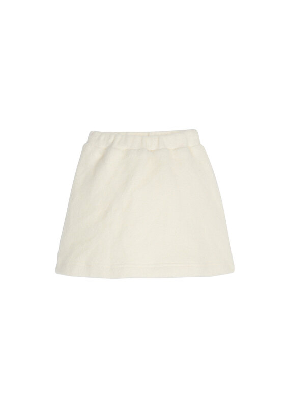 Bisby Bisby Mini Skirt- Cream Sherpa