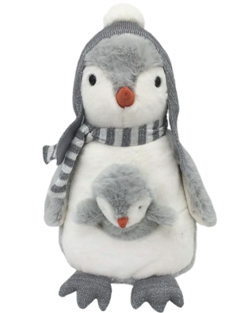 Mon Ami Pebble the Penguin & Baby Plush Toy