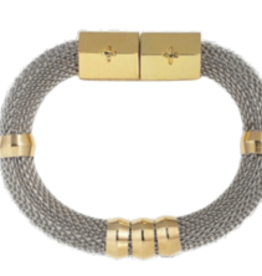 H&L Classic Mesh Bracelet - Two Tone