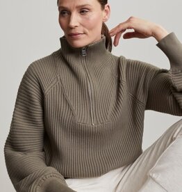 Varley VARLEY reid half zip knit