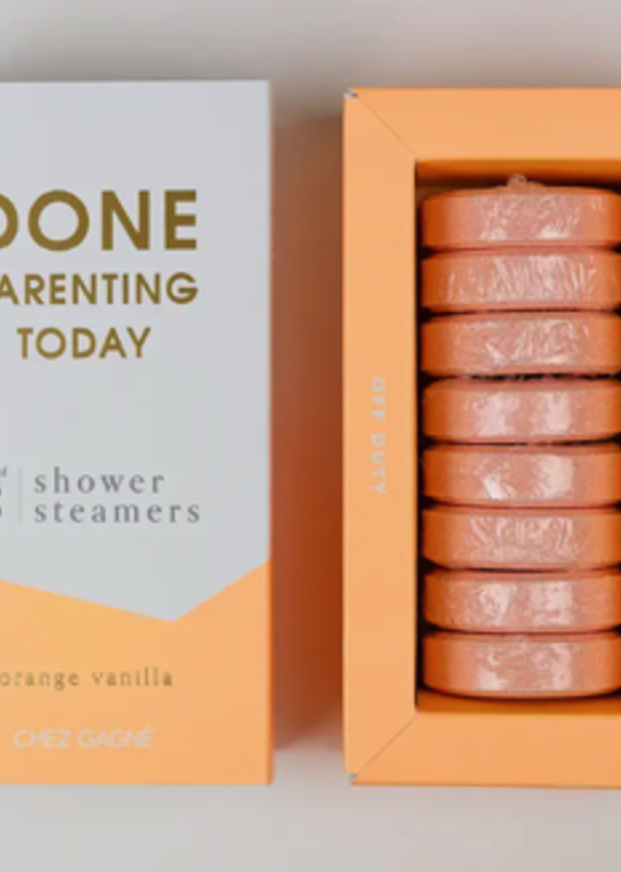 Chez Gagne Done Parenting Shower Steamers