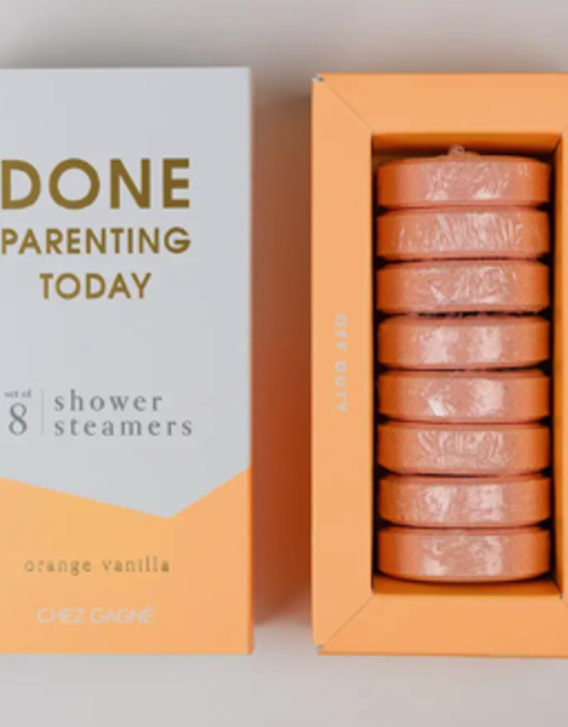 Chez Gagne Done Parenting Shower Steamers
