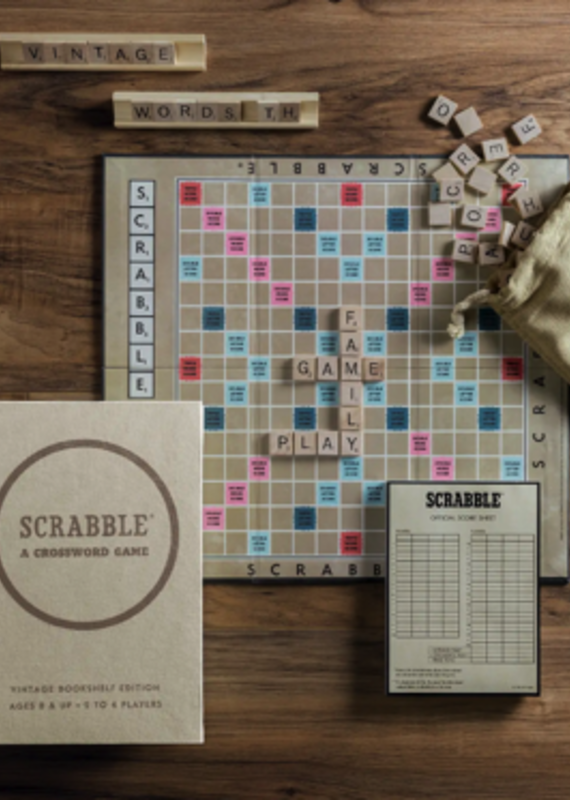 Scrabble Vintage Bookshelf Edition