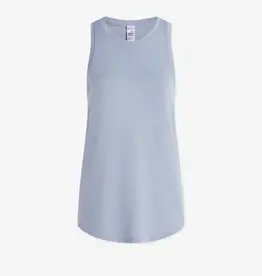 Varley Varley Dacey Longline Tank- Ashley Blue