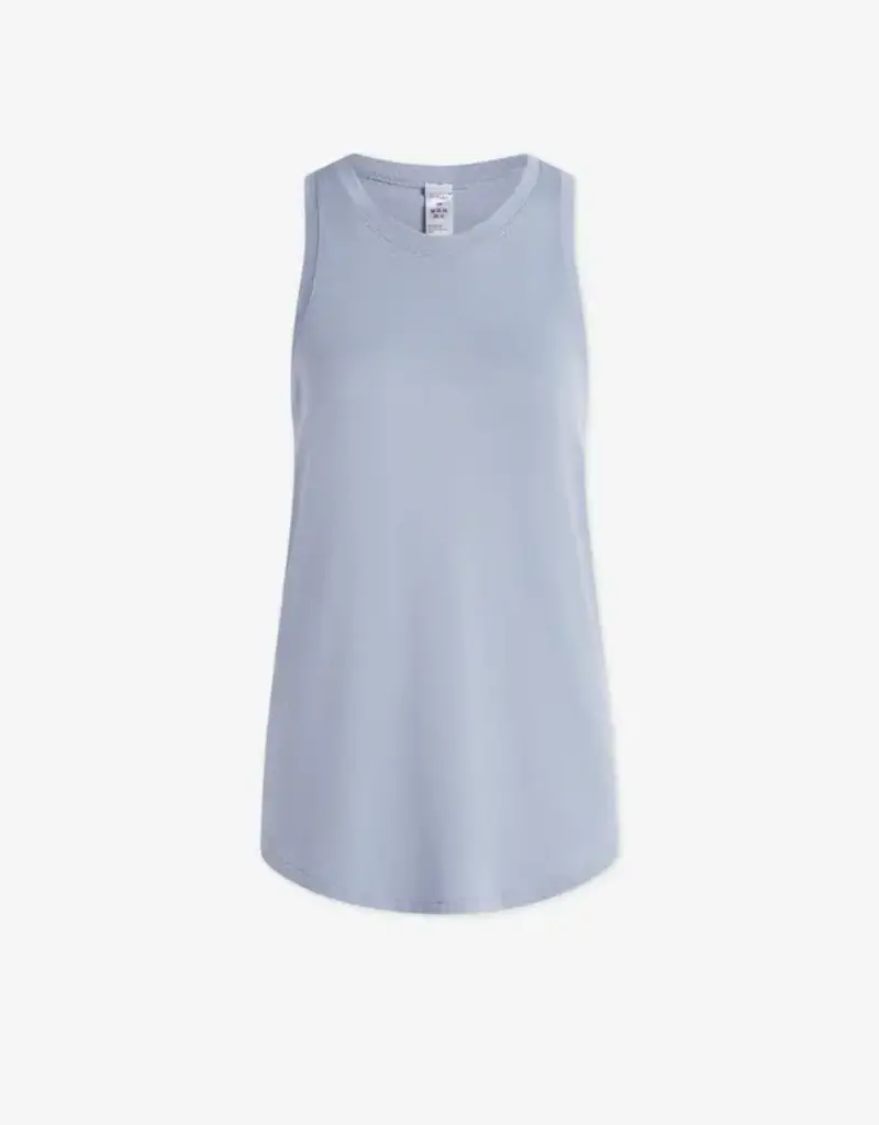 Varley Varley Dacey Longline Tank- Ashley Blue