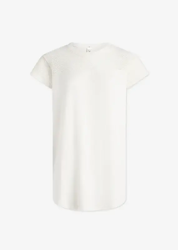 Varley Varley Wakefield Seamless Tee- Snow White