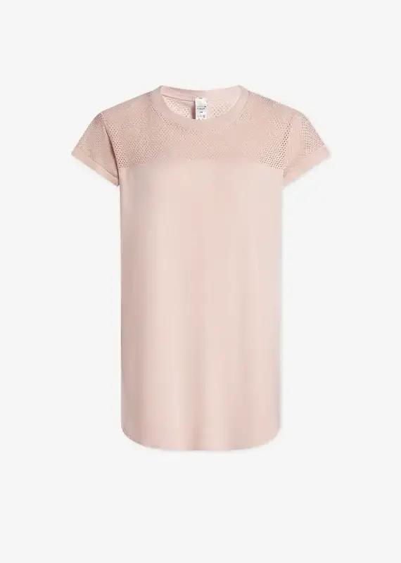 Varley Varley Wakefield Seamless Tee- Rose Smoke