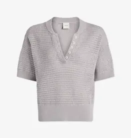 Varley Varley Callie Knit Top- Raindrops