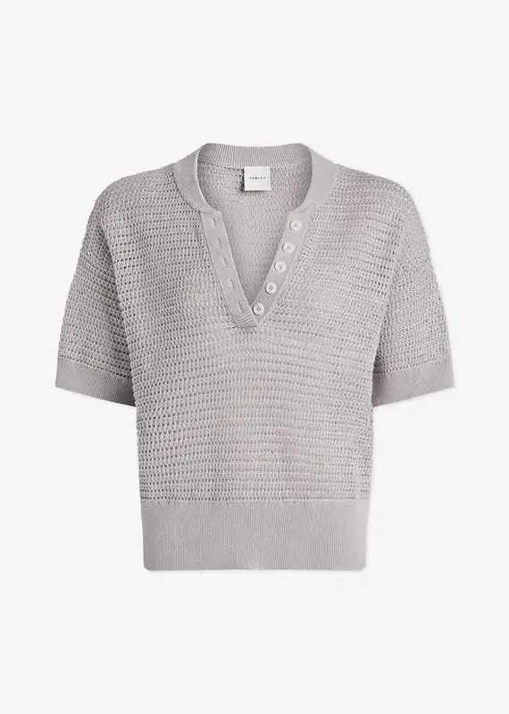 Varley Varley Callie Knit Top- Raindrops