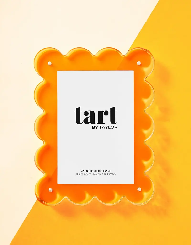 Tart by Taylor Neon Orange Acrylic Picture Frame