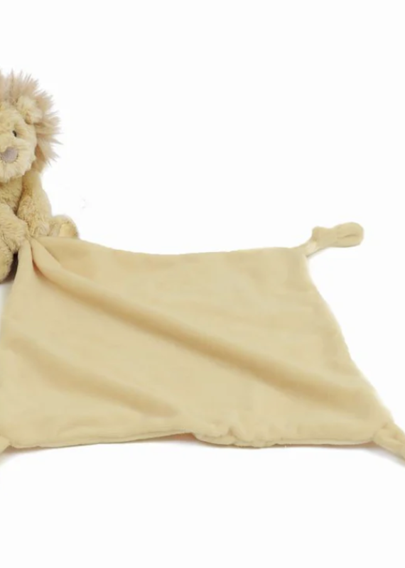 Goldie Lion Knotted Security Blankie