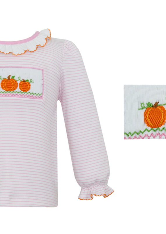 Anavini Pumpkins- Pink and White Stripe