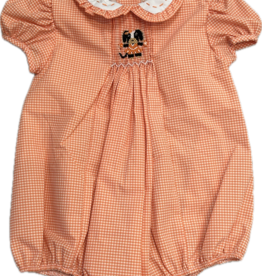 Orange Hound Dog Smocked Boy and Girl Asst