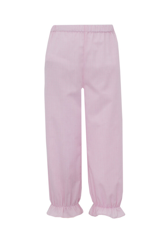 Anavini Pink Gingham Girl's Pants