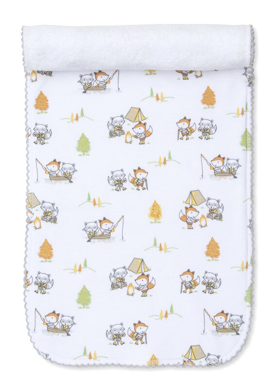 Kissy Kissy KK Campsite Tales Burp Cloth