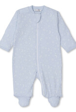 Kissy Kissy KK Crescent Moonlight Footie with Zipper- Blue