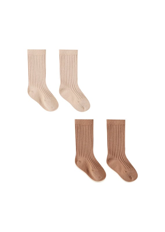 Socks Set- Shell, Rose