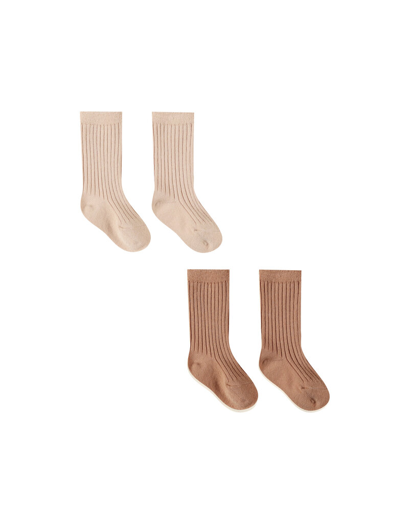 Socks Set- Shell, Rose