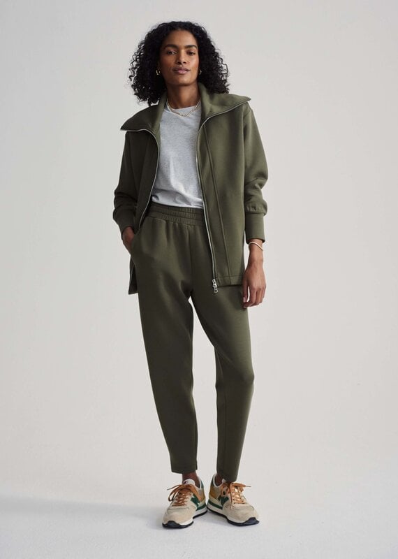 Varley Varley The Slim Cuff Pant 27.5 Olive Night