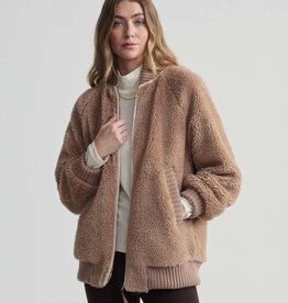 Varley Ella Long Line Sherpa Bomber