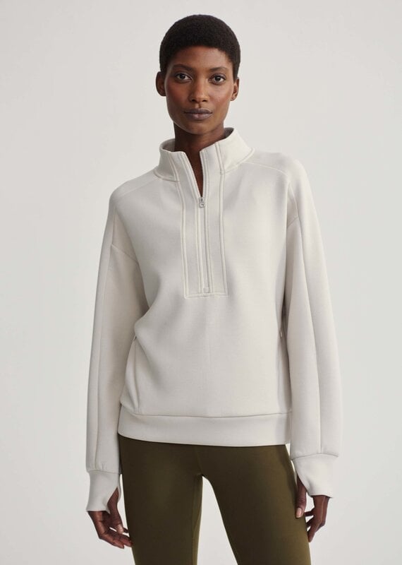 Varley Marissa Half Zip Midlayer- Rainy Day