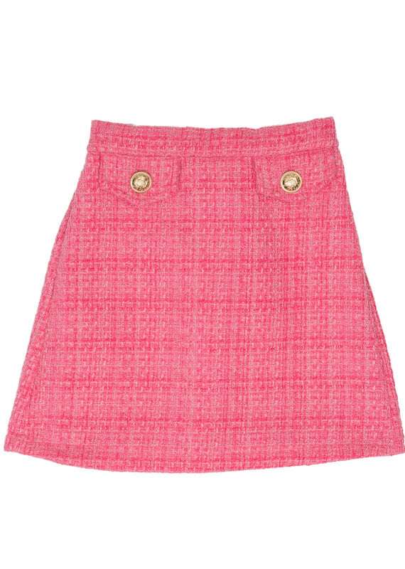 Oaks Apparel Company TOA Emilia Skirt- Hot Pink