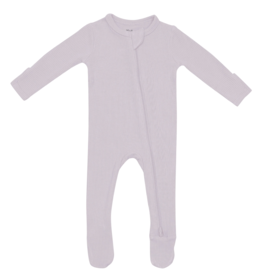 Kyte Baby Kyte Ribbed Zipper Footie in Wisteria