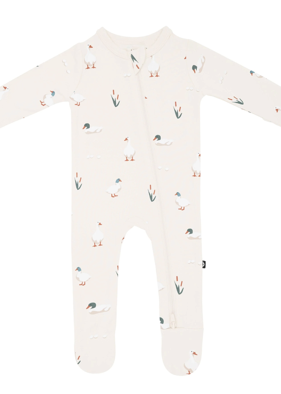 Kyte Baby KB Zippered Footie in Duck