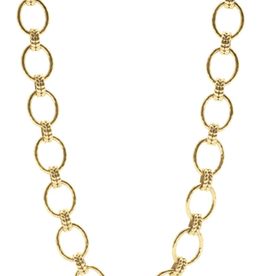 CDW Cleopatra Grande Link Necklace 16+2" Gold