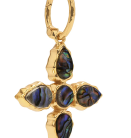 CDW Aurora Double Sided Pendant- Abalone/Mother of Pearl