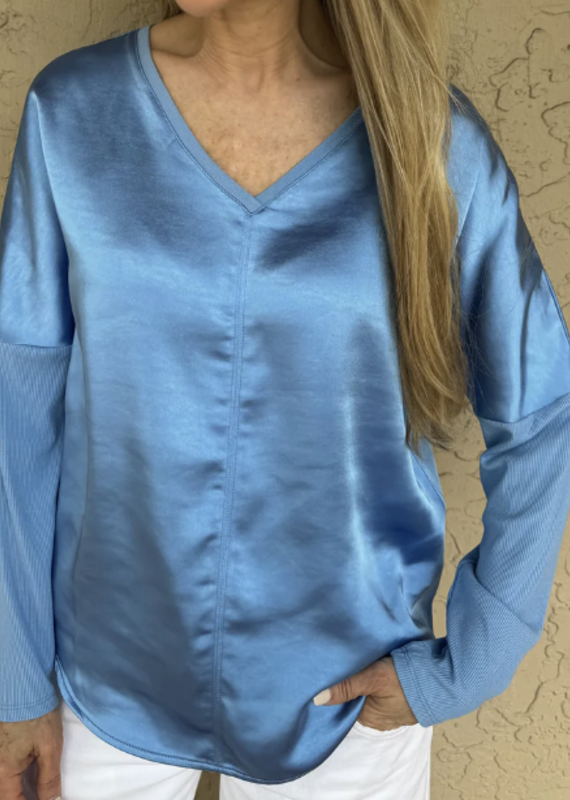 MN Cindy Top- New Blue